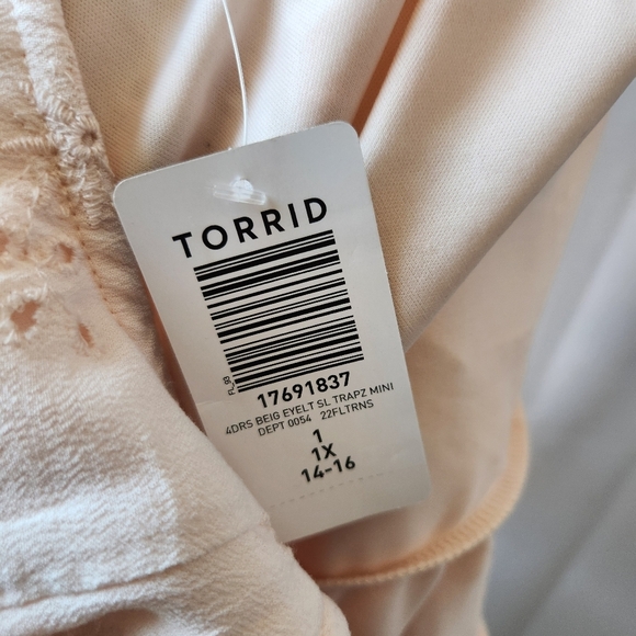 Torrid Light Pink Cami Dress Size 1X - Picture 8 of 8